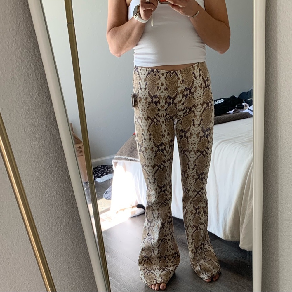 Free People, Size 26, Snake print
